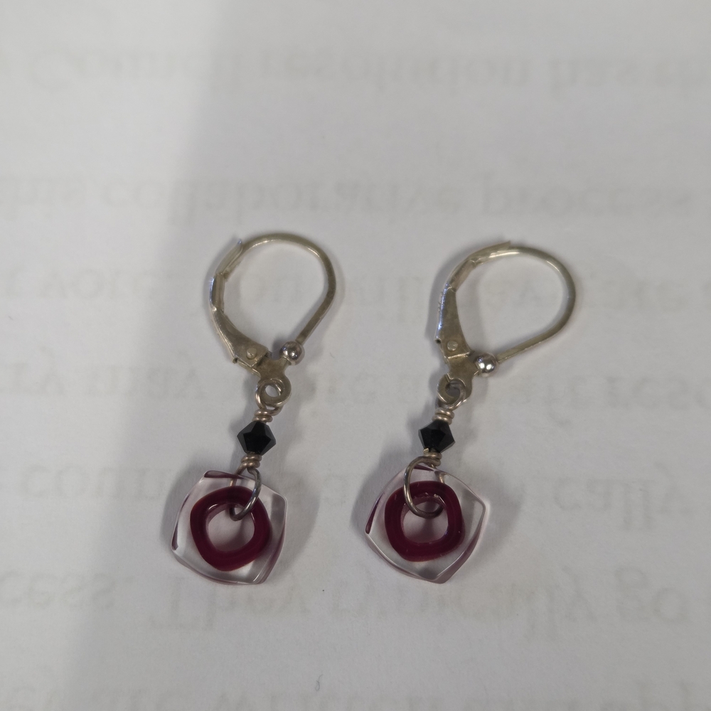 Vintage 925 Givenchy CZ Earrings